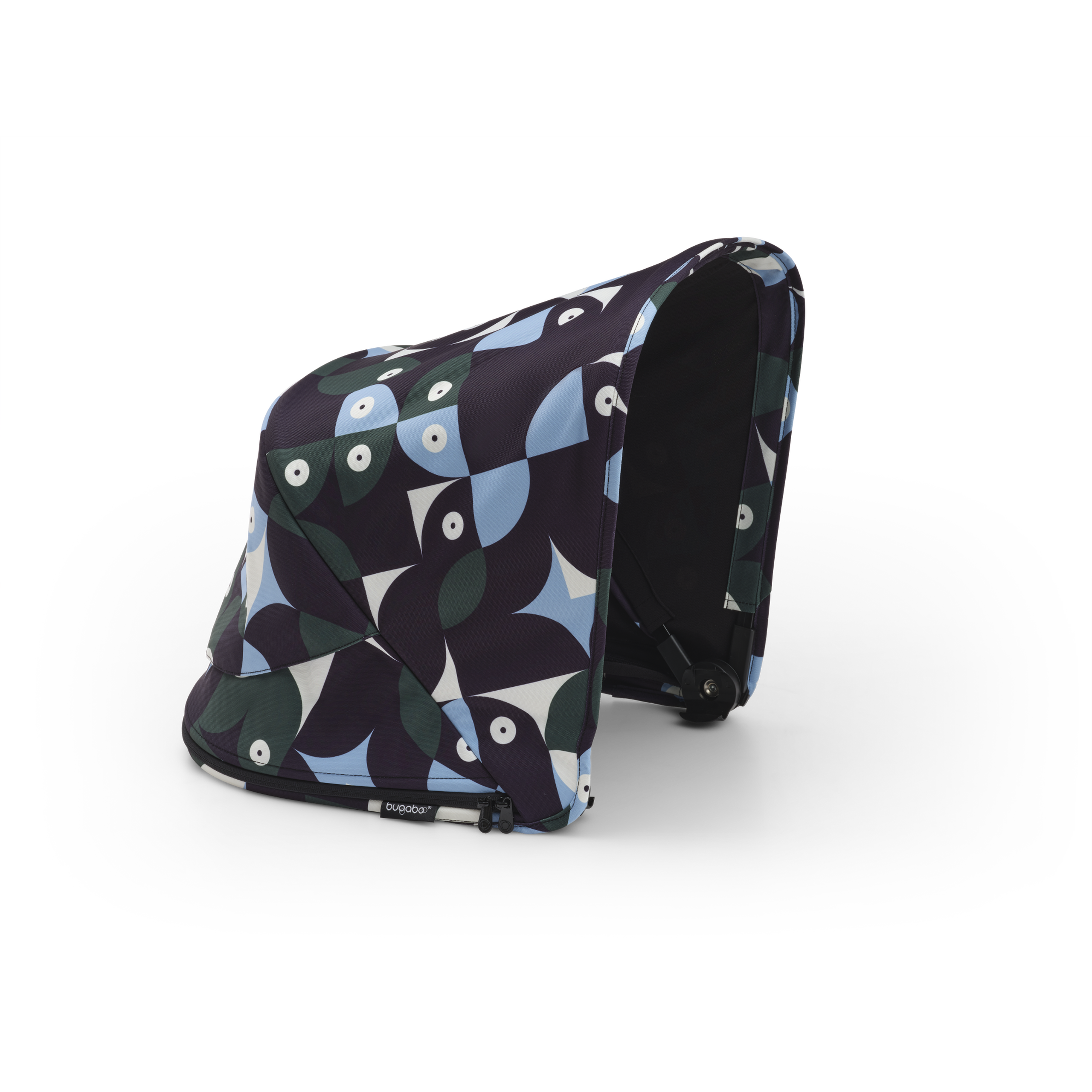 Bugaboo Fox 3 sun canopy Animal Explorer GREEN/ LIGHT BLUE - Thumbnail Slide 1 of 7