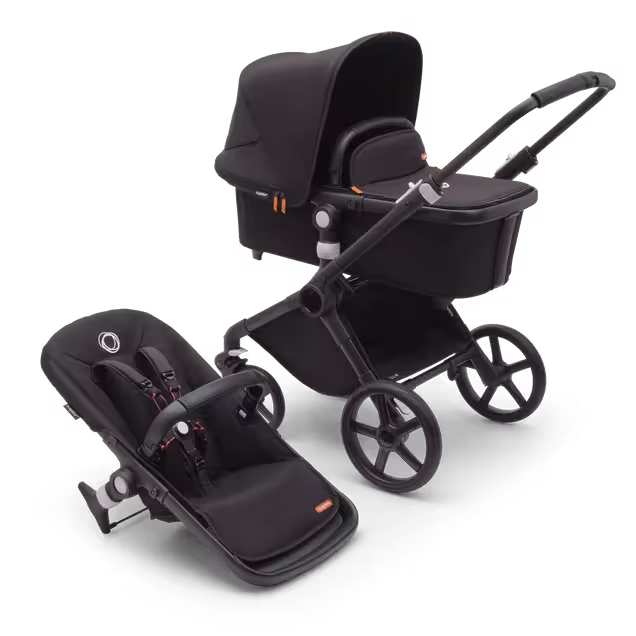 Refurbished Bugaboo Fox Cub complete BLACK/MIDNIGHT BLACK-MIDNIGHT BLACK - Main Image Slide 1 of 11