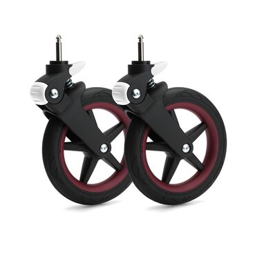 Bugaboo Fox wheel caps DARK RED