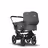 Bugaboo Donkey 3 Mono travel system grey melange sun canopy, grey melange fabrics, black base - Thumbnail Slide 3 of 19