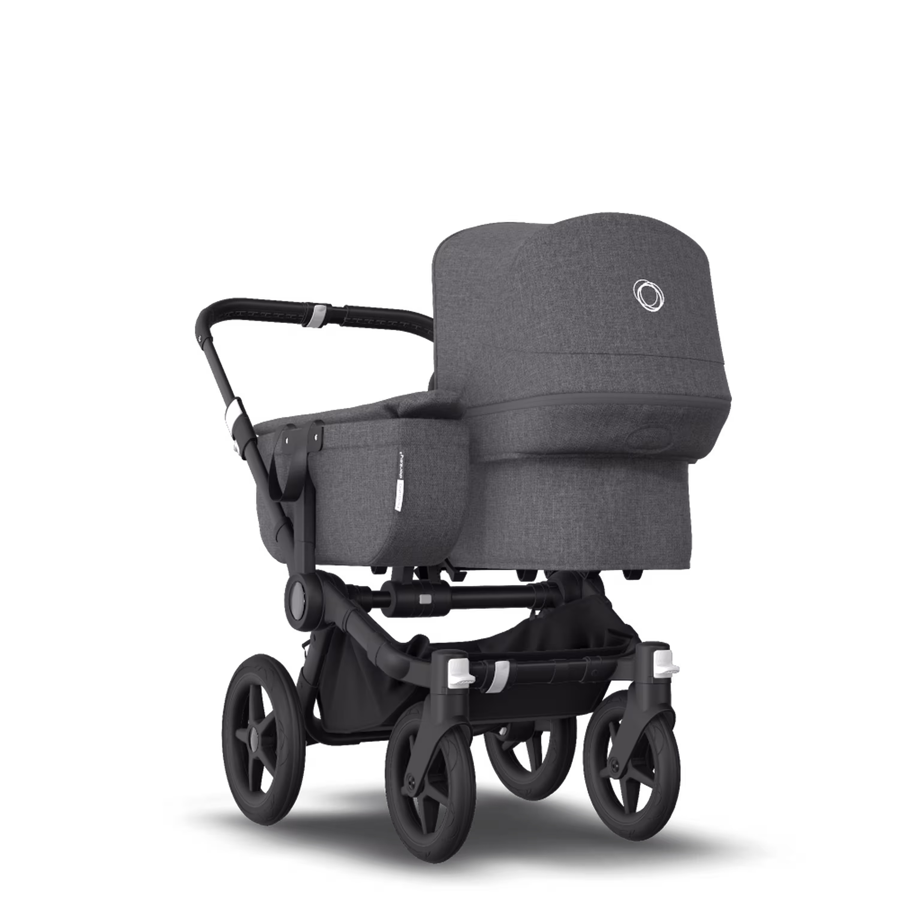 Bugaboo Donkey 3 Mono travel system grey melange sun canopy, grey melange fabrics, black base - Main Modal Image Slide 3 of 19