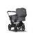 Bugaboo Donkey 3 Mono travel system grey melange sun canopy, grey melange fabrics, black base - Thumbnail Slide 3 of 19