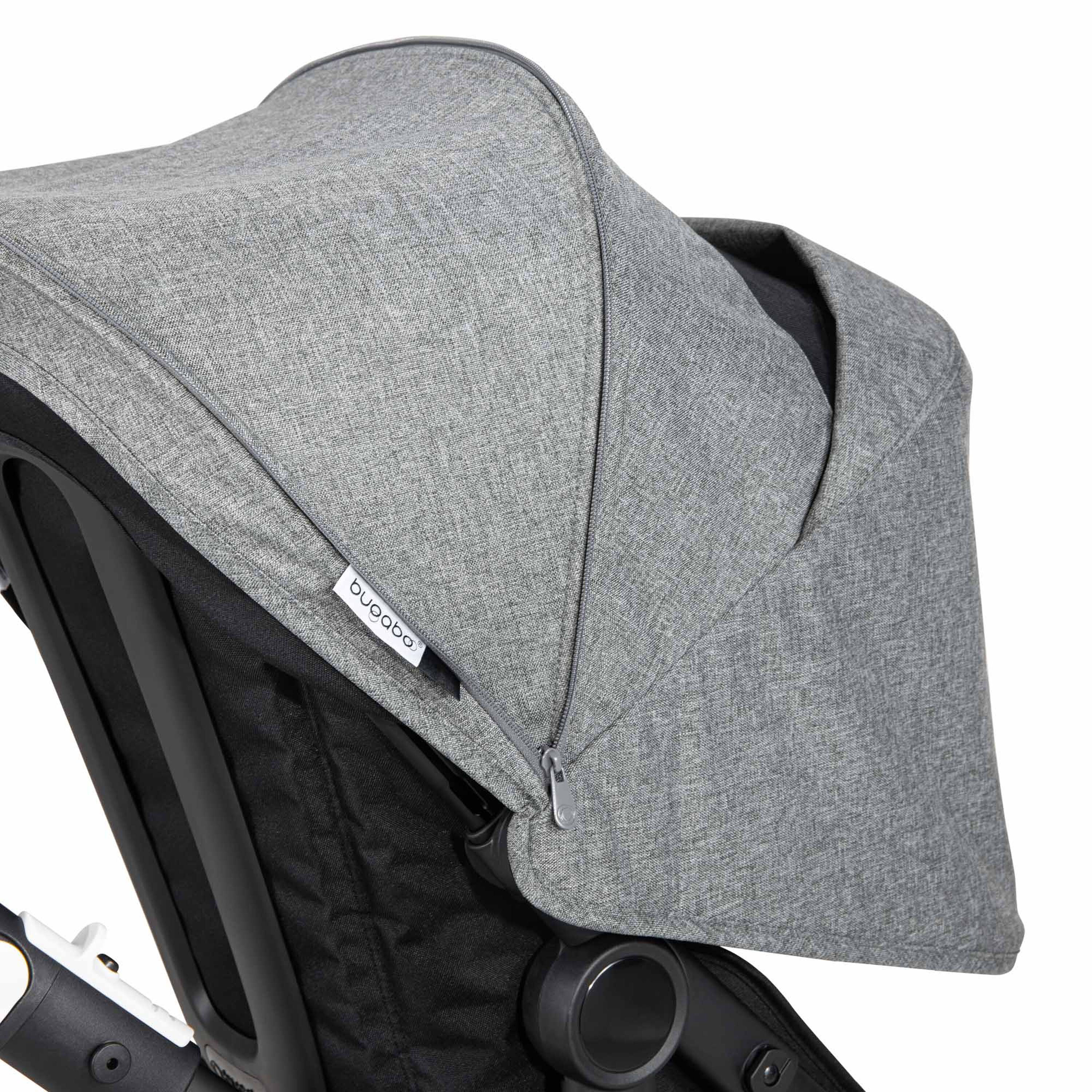 Refurbished Bugaboo Fox 3/Lynx sun canopy GREY MELANGE (NR) - Main Modal Image Slide 11 of 21