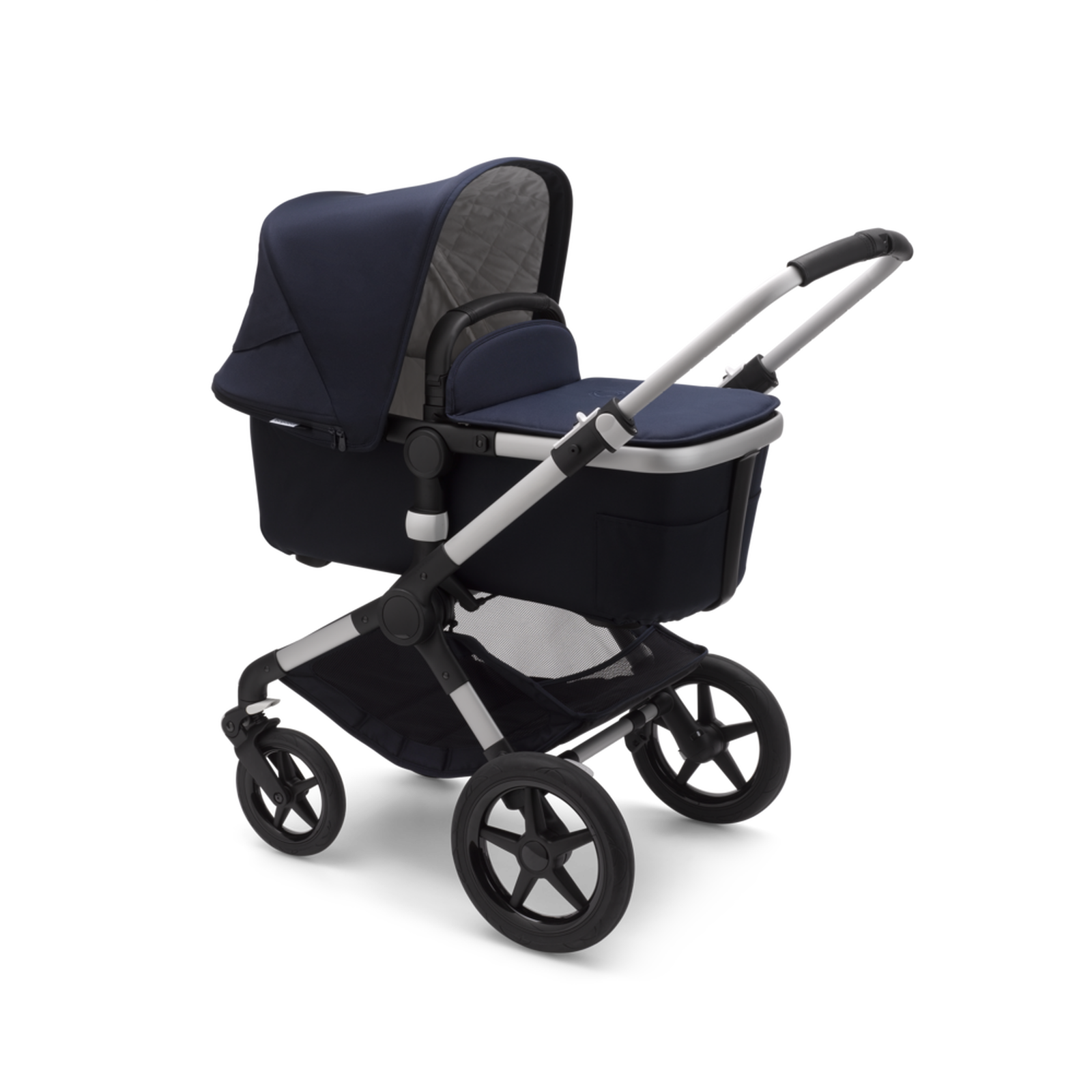 Bugaboo Fox 2 seat and carrycot pushchair classic collection dark navy