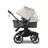 Bugaboo Donkey 5 Duo double stroller graphite base, grey mélange fabrics, misty white sun canopy - Thumbnail Slide 2 of 11