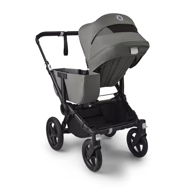 Bugaboo Donkey 5 Mono 2-in-1 stroller black base, forest green fabrics, forest green sun canopy - Main Image Slide 4 of 11