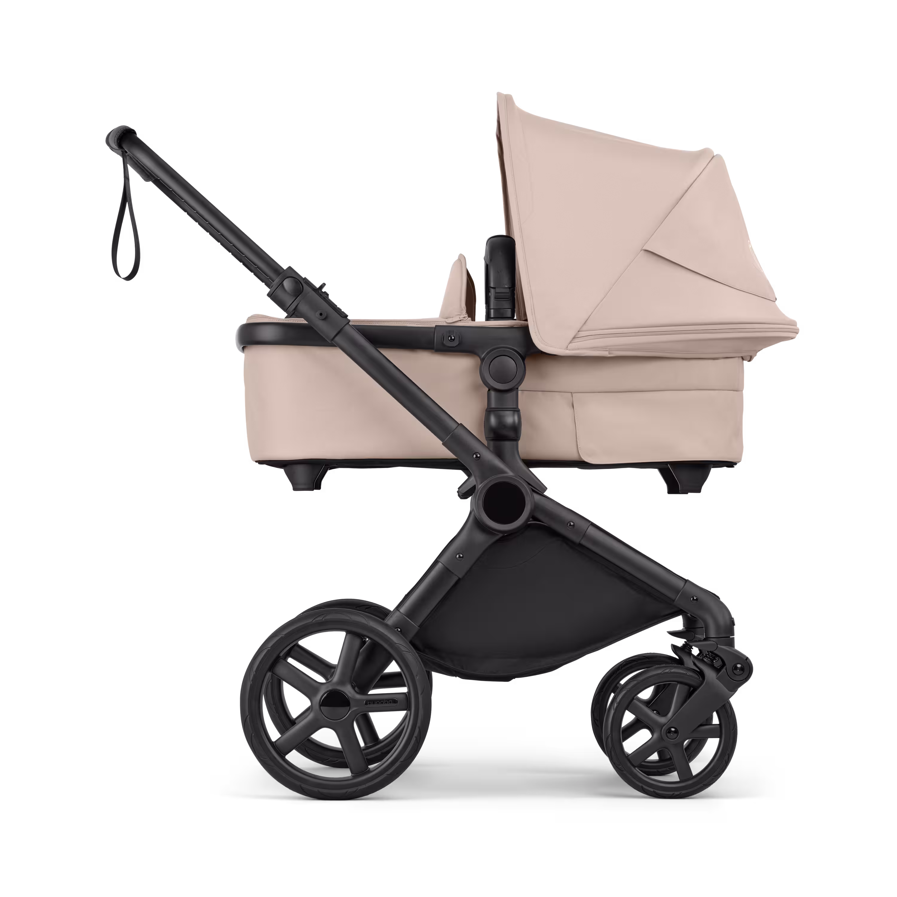 Bugaboo Cub 2-in-1 pram black base, desert taupe fabrics, desert taupe sun canopy - Main Modal Image Slide 2 of 11