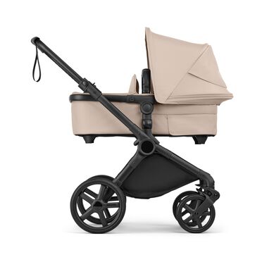 Bugaboo Cub 2-in-1 pram black base, desert taupe fabrics, desert taupe sun canopy - view 2