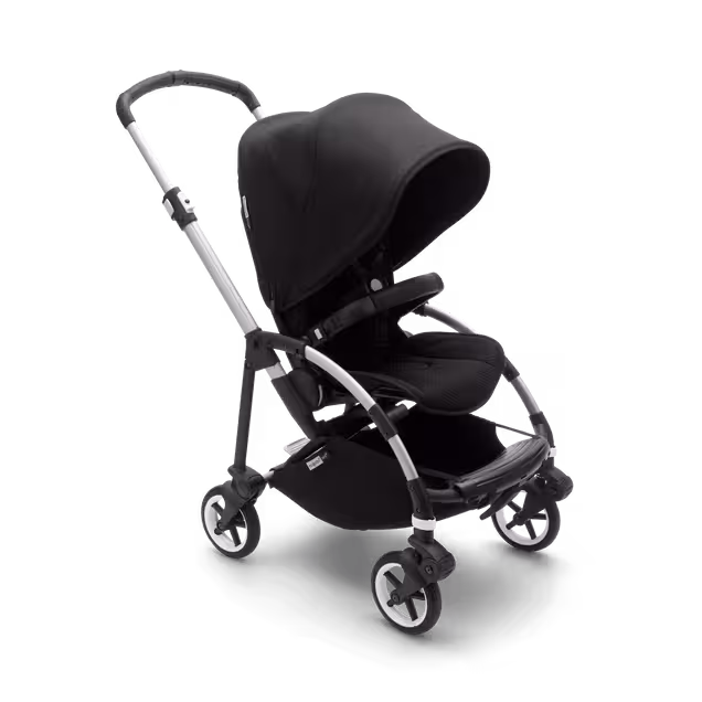 Bugaboo Bee 6 seat stroller black sun canopy, black fabrics, aluminium base - Main Image Slide 1 of 3