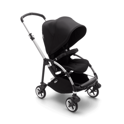 Bugaboo Bee 6 seat stroller black sun canopy, black fabrics, aluminium base - view 1