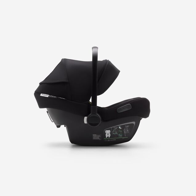 Bugaboo Donkey 3 Duo travel system black sun canopy, black fabrics, aluminium base - Main Image Slide 5 of 11