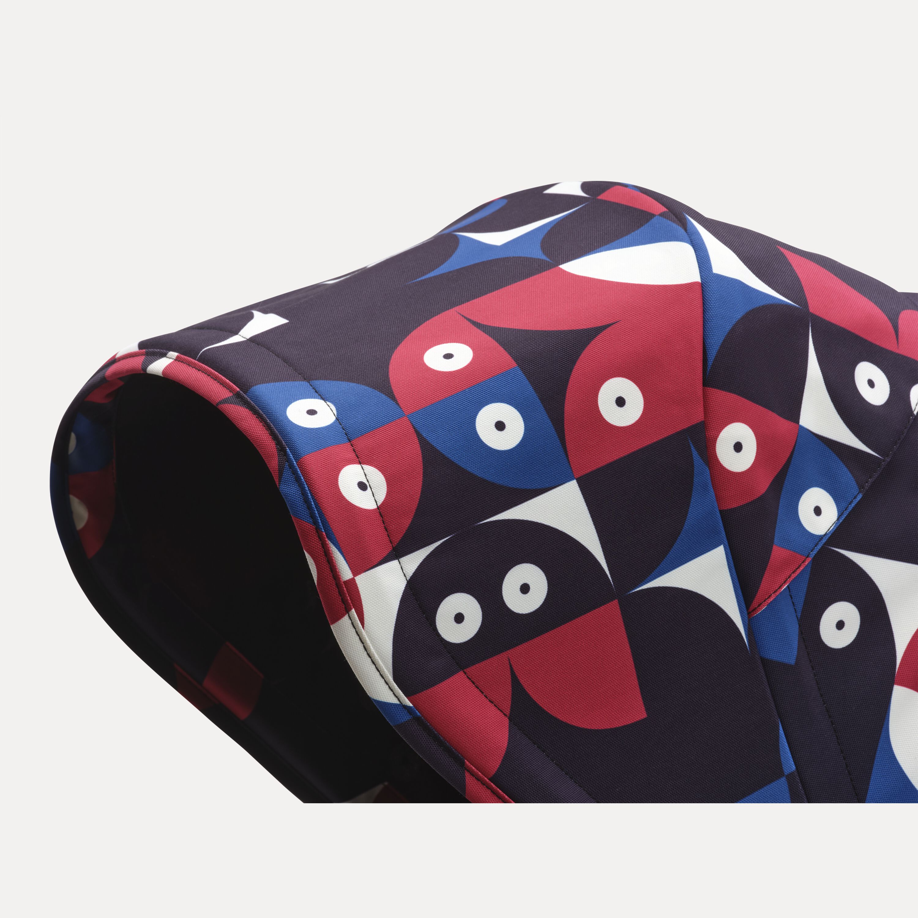 Bugaboo Bee 6 sun canopy Animal Explorer RED/BLUE - Main Modal Image Slide 3 van 4