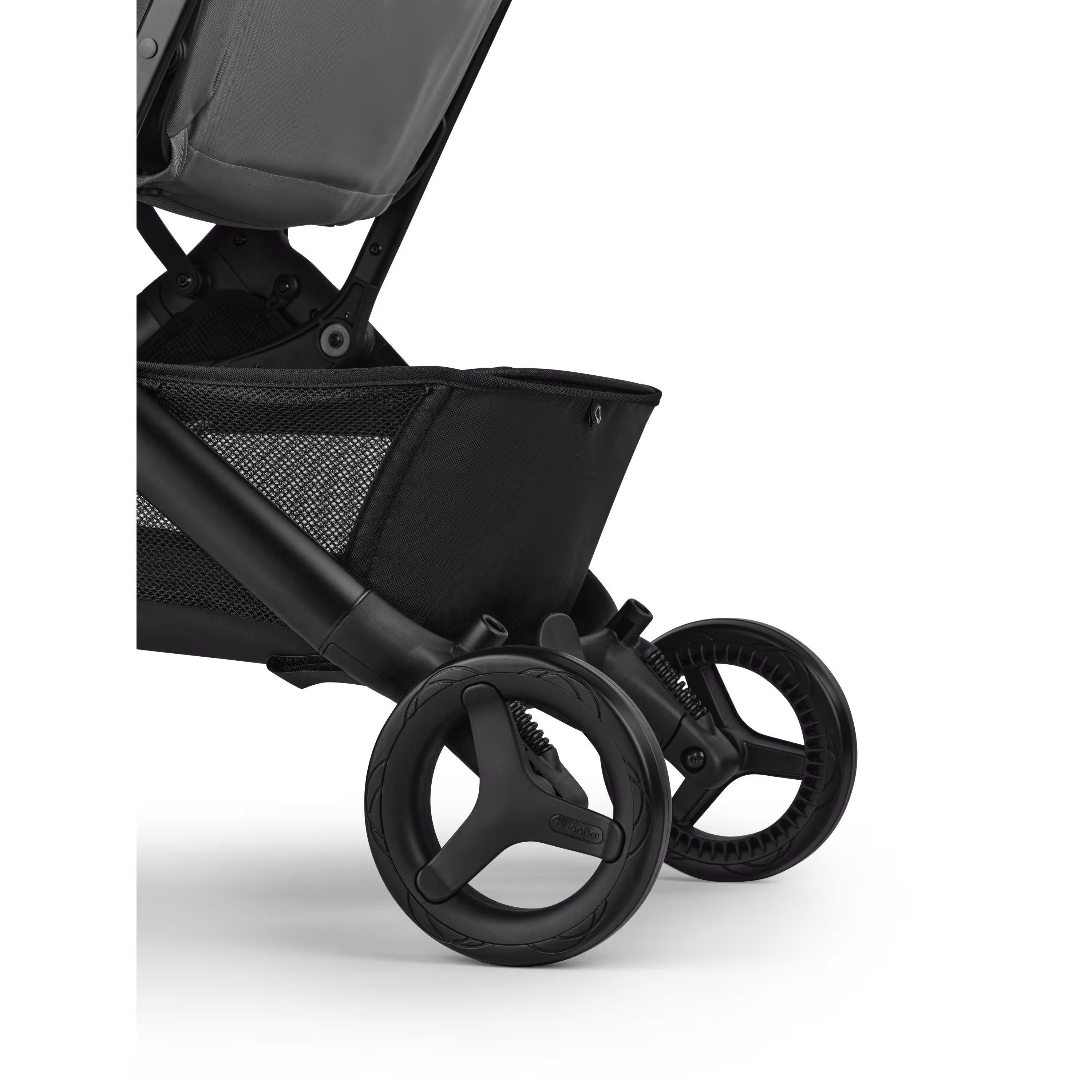 Bugaboo Butterfly 2 Plus travel stroller black base, deep indigo fabrics, deep indigo sun canopy - Main Modal Image Slide 10 of 12