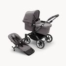 Refurbished Bugaboo Donkey 5 Mono complete GRAPHITE/GREY MÉLANGE-GREY MÉLANGE