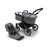 Refurbished Bugaboo Donkey 5 base RW fabric US GRAPHITE/ GREY MÉLANGE - Thumbnail Slide 1 of 1
