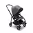 Bugaboo Bee 6 bassinet and seat stroller grey mélange sun canopy, grey mélange fabrics, black base - Thumbnail Slide 2 of 3