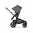 Bugaboo Kangaroo 2-in-1 pram black base, forest green fabrics, forest green sun canopy - Thumbnail Slide 4 of 18