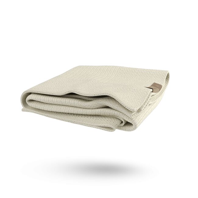 Refurbished Bugaboo Soft Wool Blanket OFF WHITE MELANGE - Main Image Slide 2 of 9
