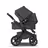 Bugaboo Donkey 5 Duo double stroller black base, mineral washed black fabrics, mineral washed black sun canopy - Thumbnail Slide 3 of 10