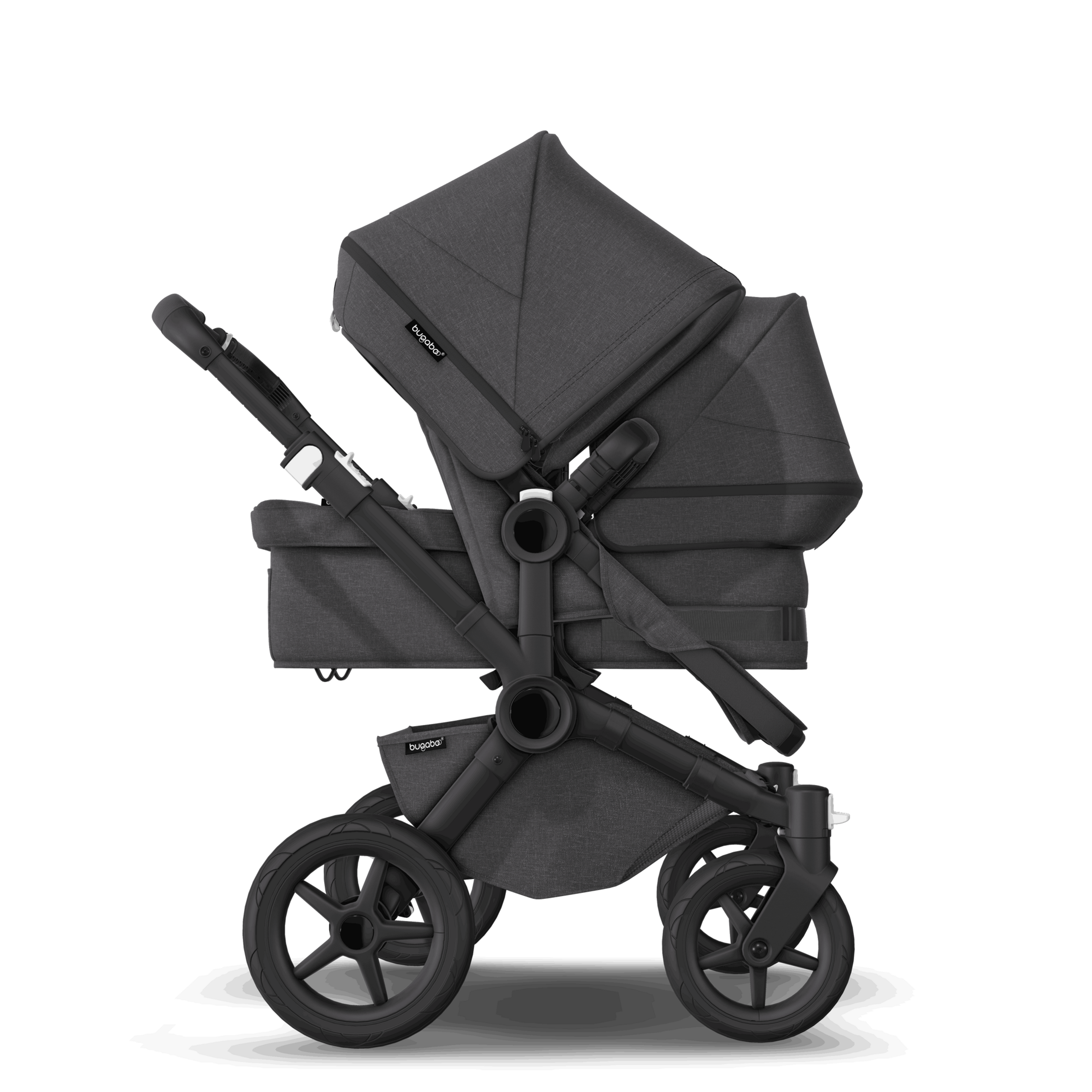 Bugaboo Donkey 5 Duo Carrito doble Capota mineral washed black