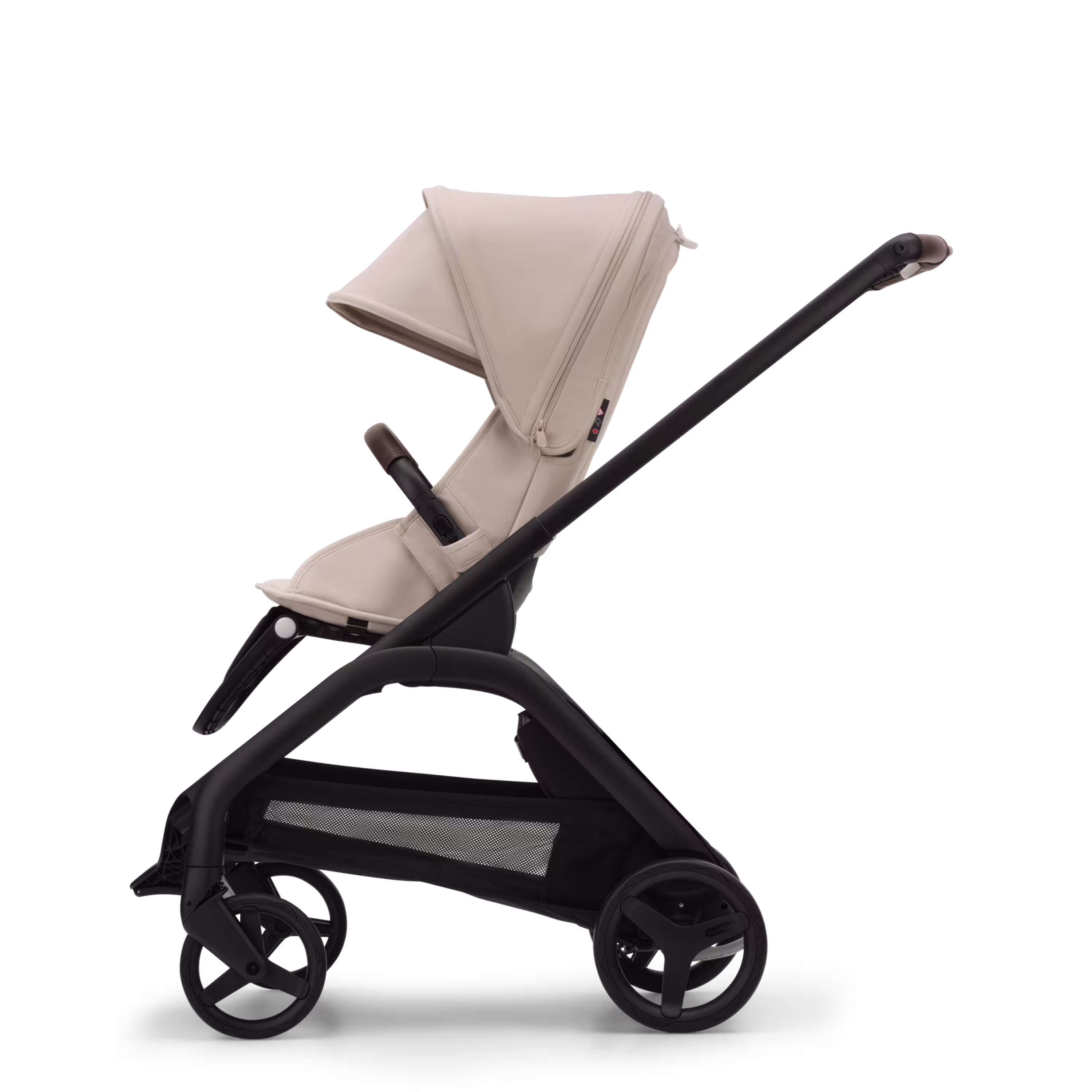 Bugaboo Dragonfly 2-in-1 stroller black base, desert taupe fabrics, desert taupe sun canopy - Main Modal Image Slide 2 of 16