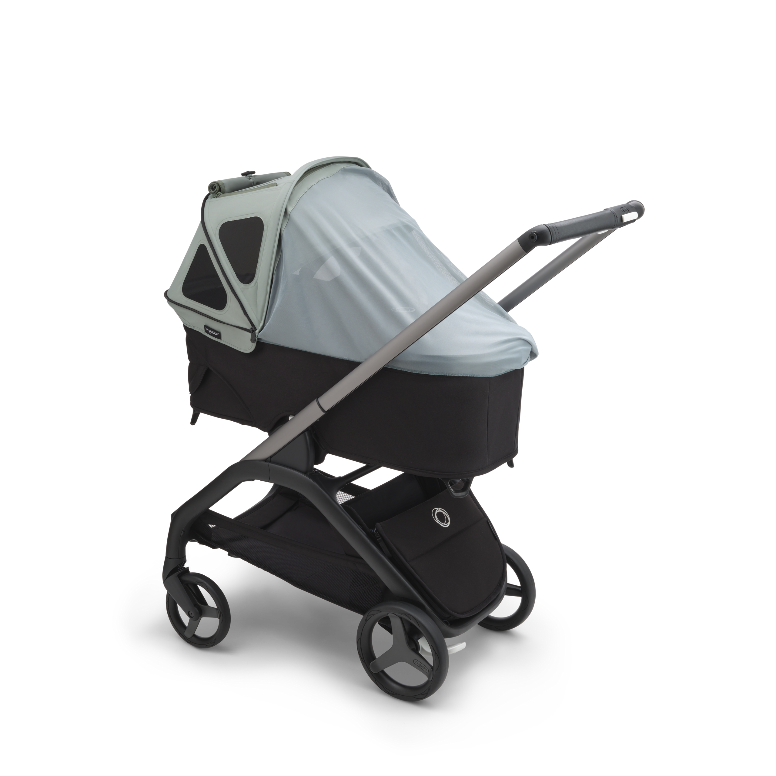 Bugaboo Dragonfly breezy sun canopy PINE GREEN - Thumbnail Slide 4 of 5