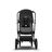 Bugaboo Fox 2 seat and bassinet stroller black sun canopy, grey melange fabrics, black base - Thumbnail Slide 7 of 10