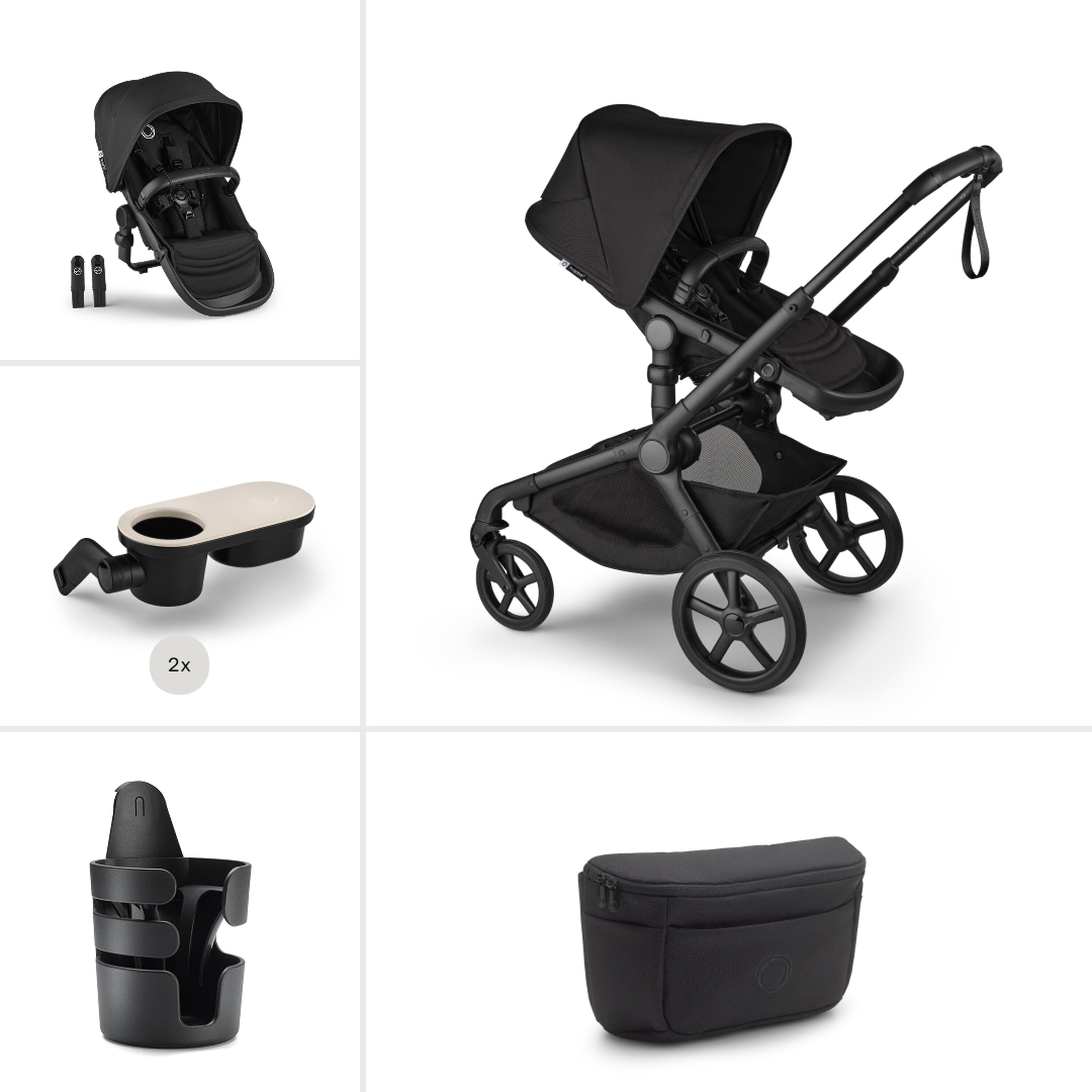 Bugaboo Kangaroo Essentials Bundle with Sibling Seat​ - Main Modal Image Slide 1 of 5