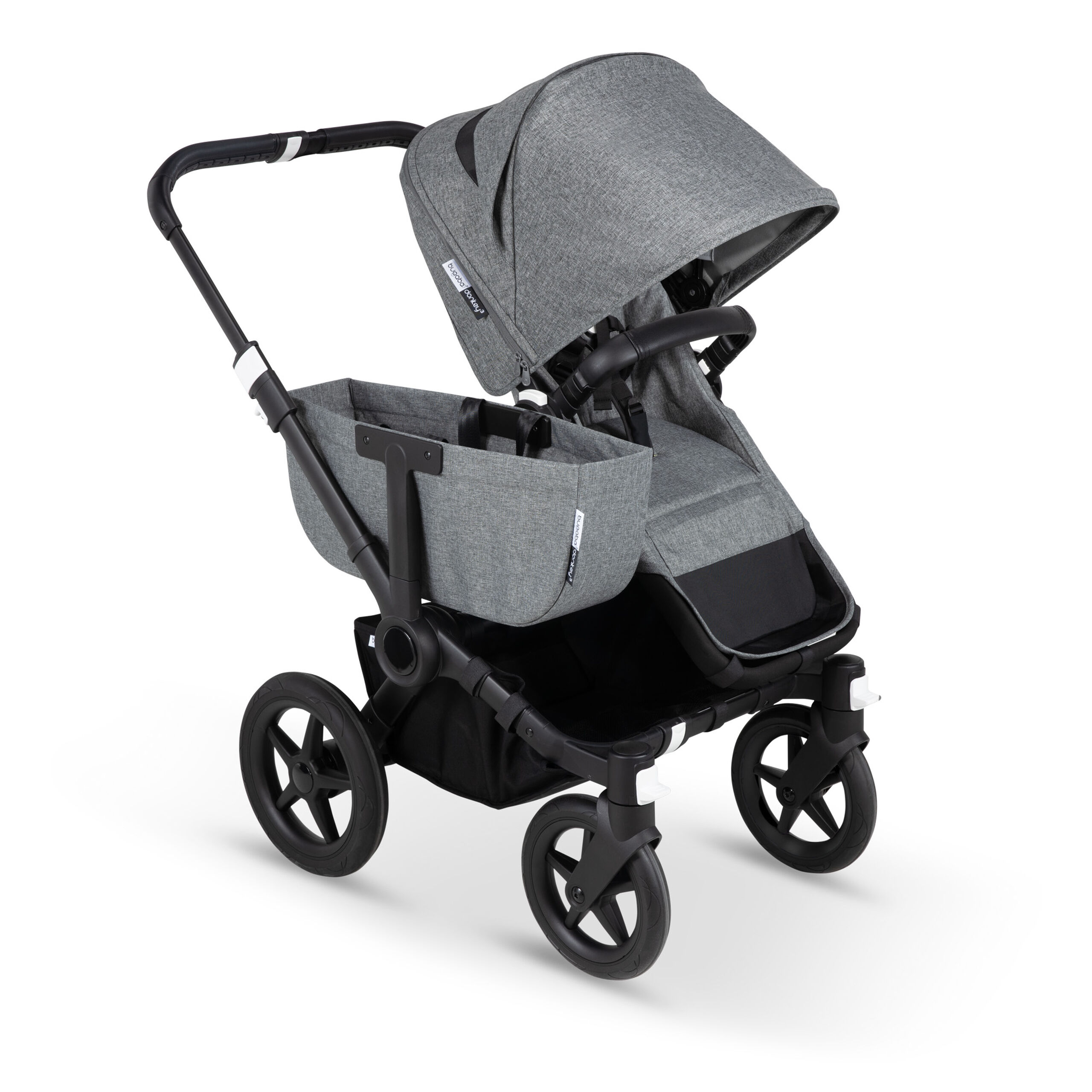 Bugaboo Donkey3 sun canopy GREY MELANGE - Thumbnail Slide 8 of 22
