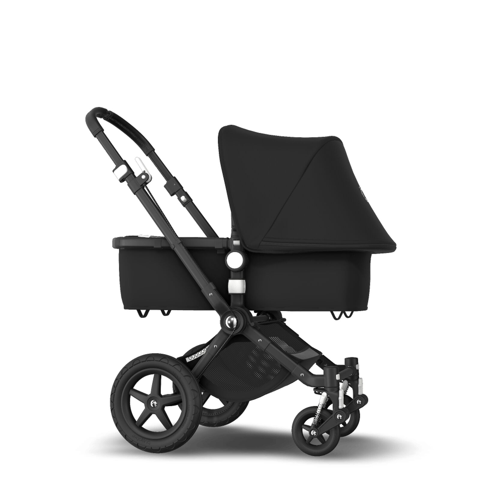 Bugaboo Cameleon 3 Plus bassinet and seat stroller Black sun canopy, black  fabrics, black chassis | Bugaboo
