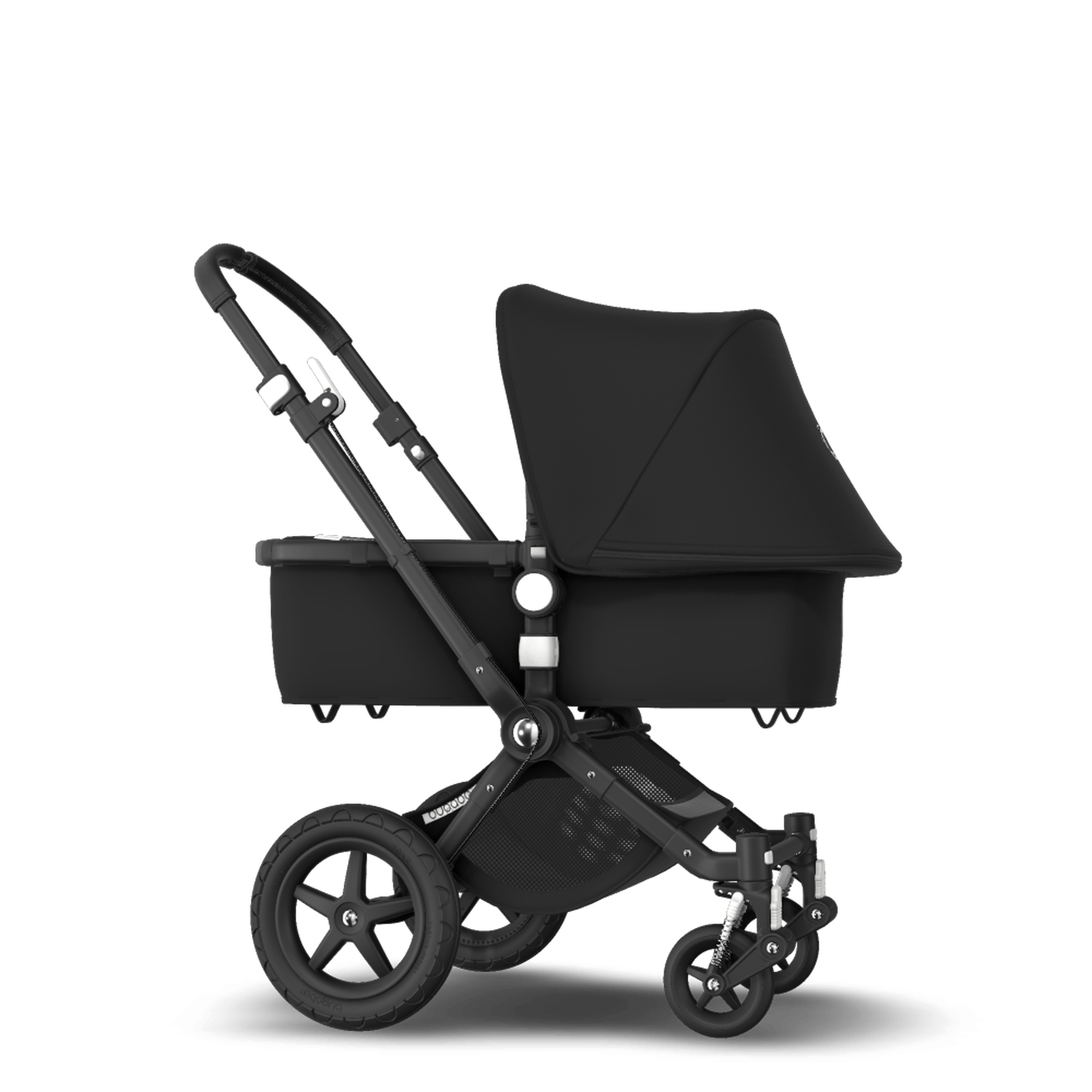 Bugaboo Cameleon 3 Plus seat and carrycot pushchair black sun canopy, black fabrics, black base - Thumbnail Slide 4 of 8