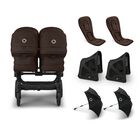 Bugaboo Donkey 6 Twin Stroller Warm Weather Bundle