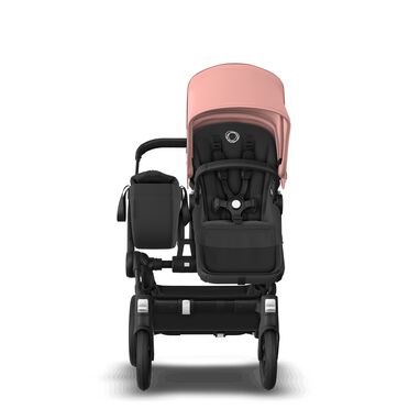 Bugaboo Donkey 5 Mono 2-in-1 stroller black base, midnight black fabrics, morning pink sun canopy - view 2