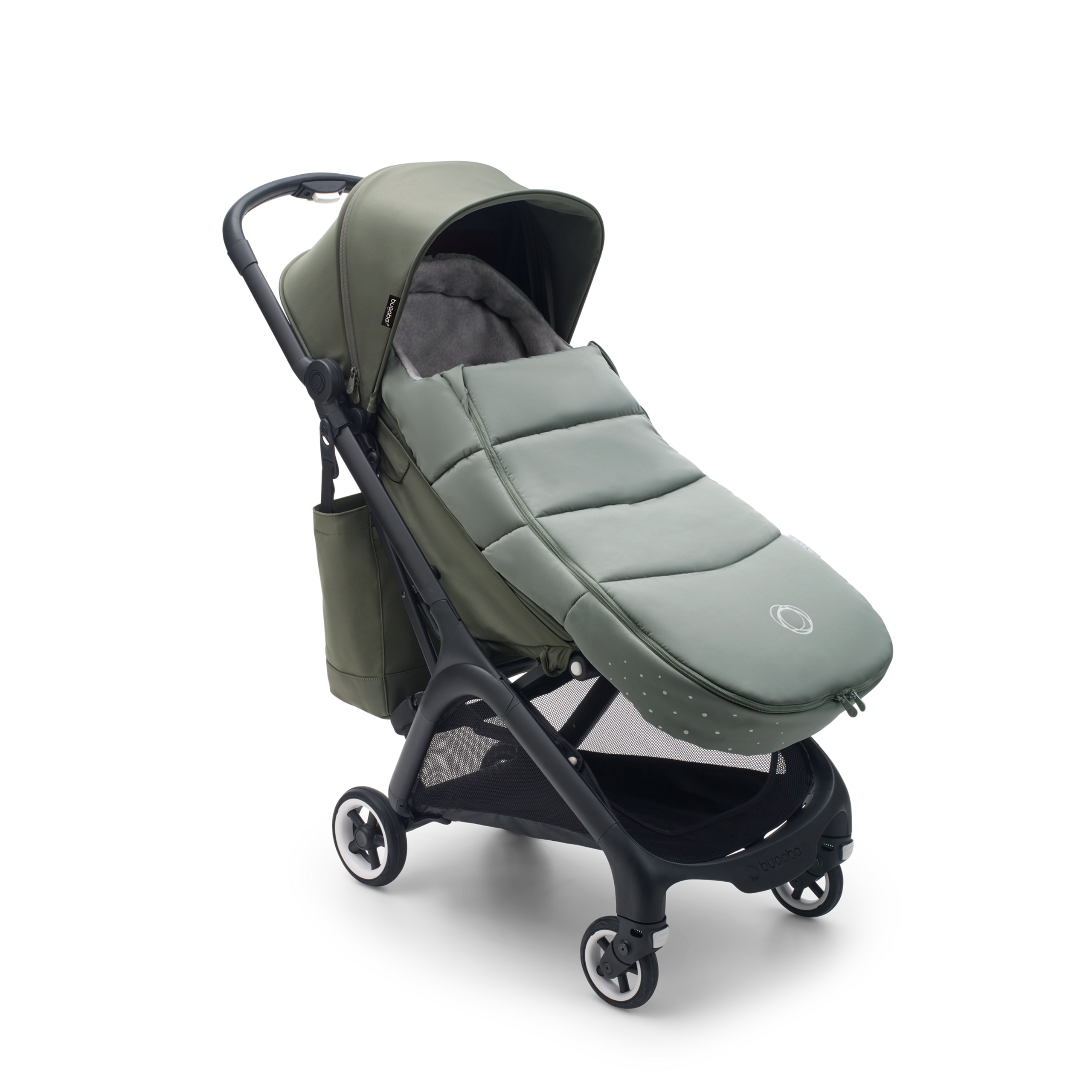 Bugaboo Butterfly travel stroller black base, desert taupe fabrics, desert taupe sun canopy - Thumbnail Slide 13 of 13
