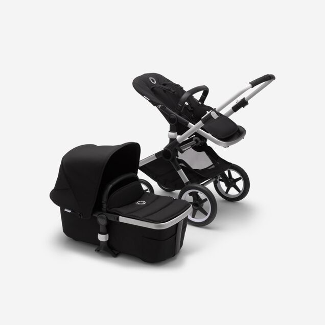 Refurbished Bugaboo Fox2 complete ALU/BLACK-BLACK - Main Image Slide 1 of 10
