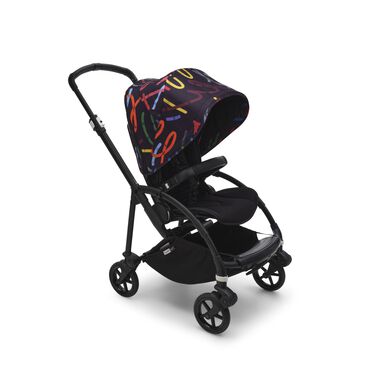 Bugaboo Bee 6 sun canopy Art of Discovery DARK BLUE  - view 2
