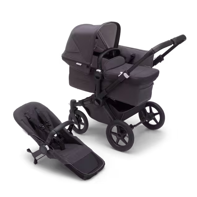 Refurbished Bugaboo Donkey 5 Mineral Mono complete RW fabric US BLACK/WASHED BLACK - Main Image Slide 6 of 6