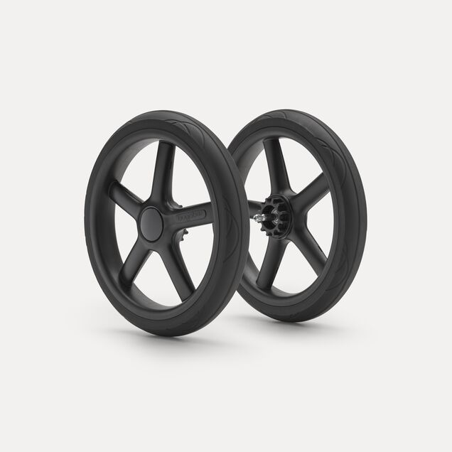 Bugaboo Fox 5 rear wheels BLACK - Main Image Slide 1 of 4