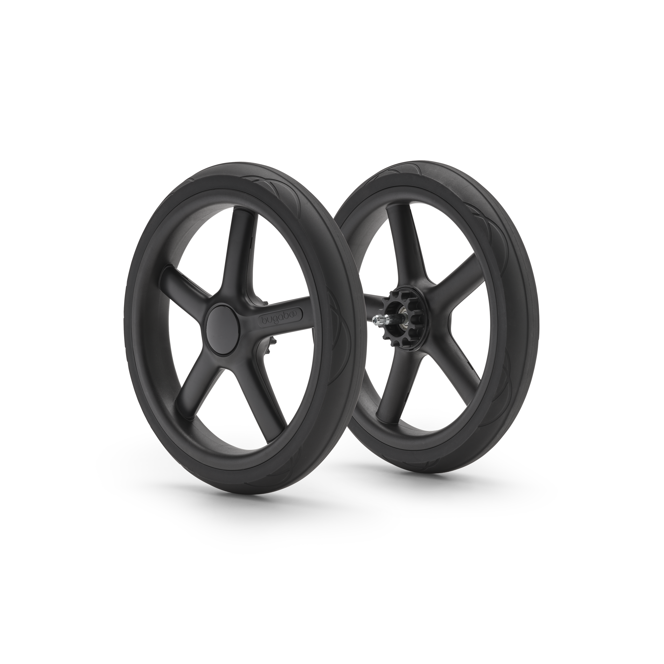 Bugaboo Fox 5 rear wheels BLACK - Thumbnail Slide 1 of 4