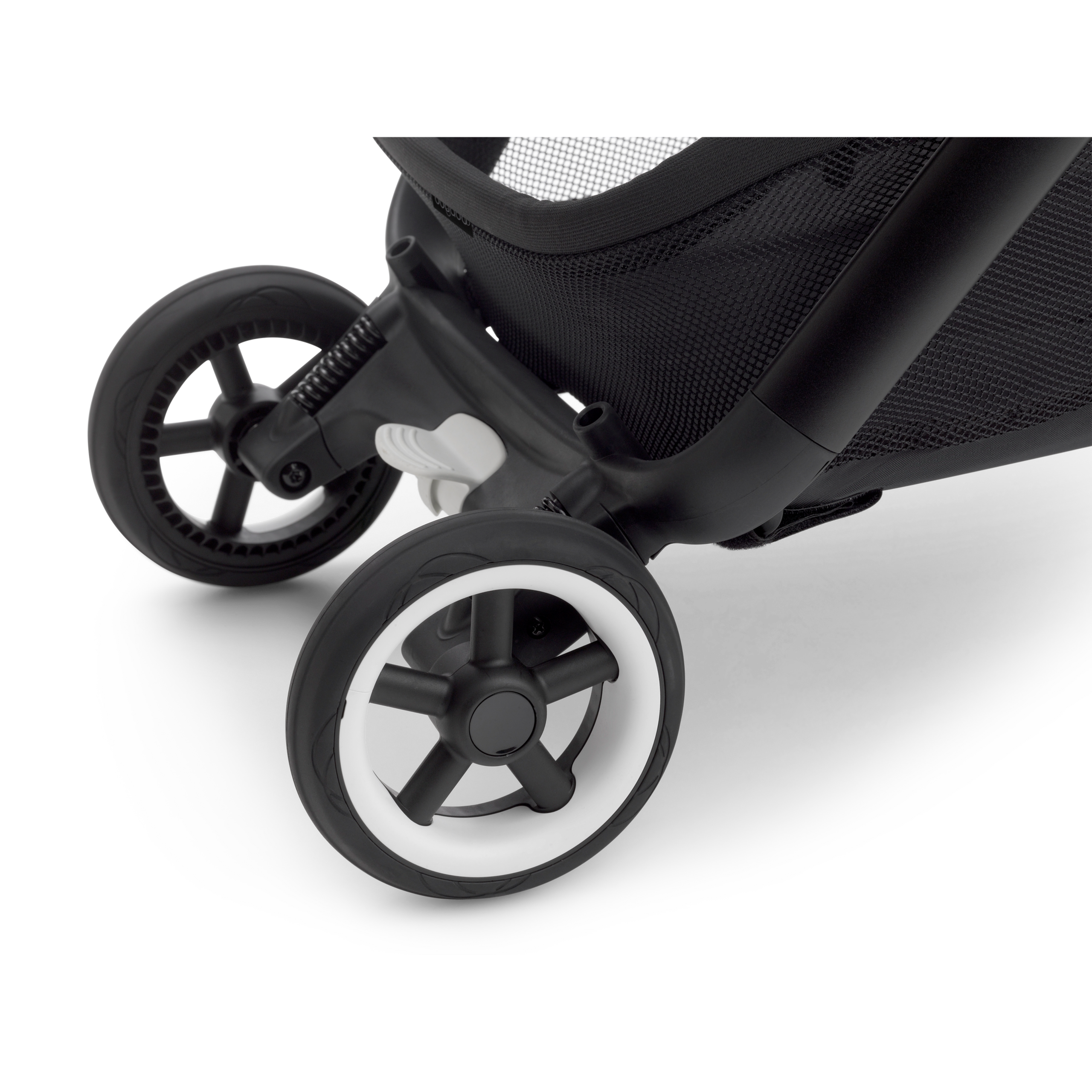 Bugaboo Butterfly travel stroller black base, midnight black fabrics, midnight black sun canopy - Thumbnail Slide 9 of 13