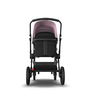 Fox 2 Seat and Bassinet Stroller Soft Pink sun canopy, Black style set, Black chassis - Thumbnail Slide 4 of 8