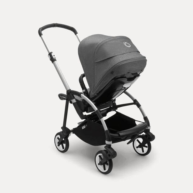 Refurbished Bugaboo Bee6 complete UK ALU/GREY MELANGE-GREY MELANGE - Main Image Slide 1 of 3