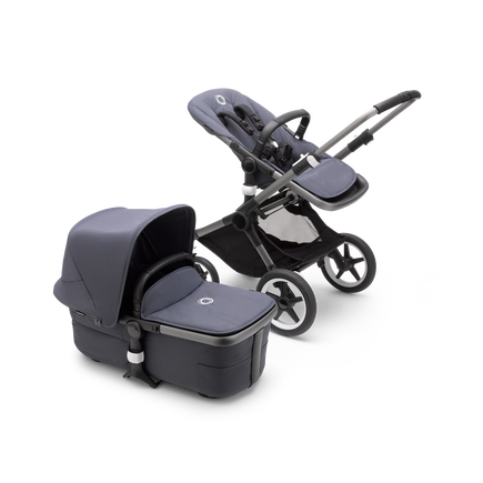 PP Bugaboo Fox 3 complete GRAPHITE/STORMY BLUE-STORMY BLUE - view 1