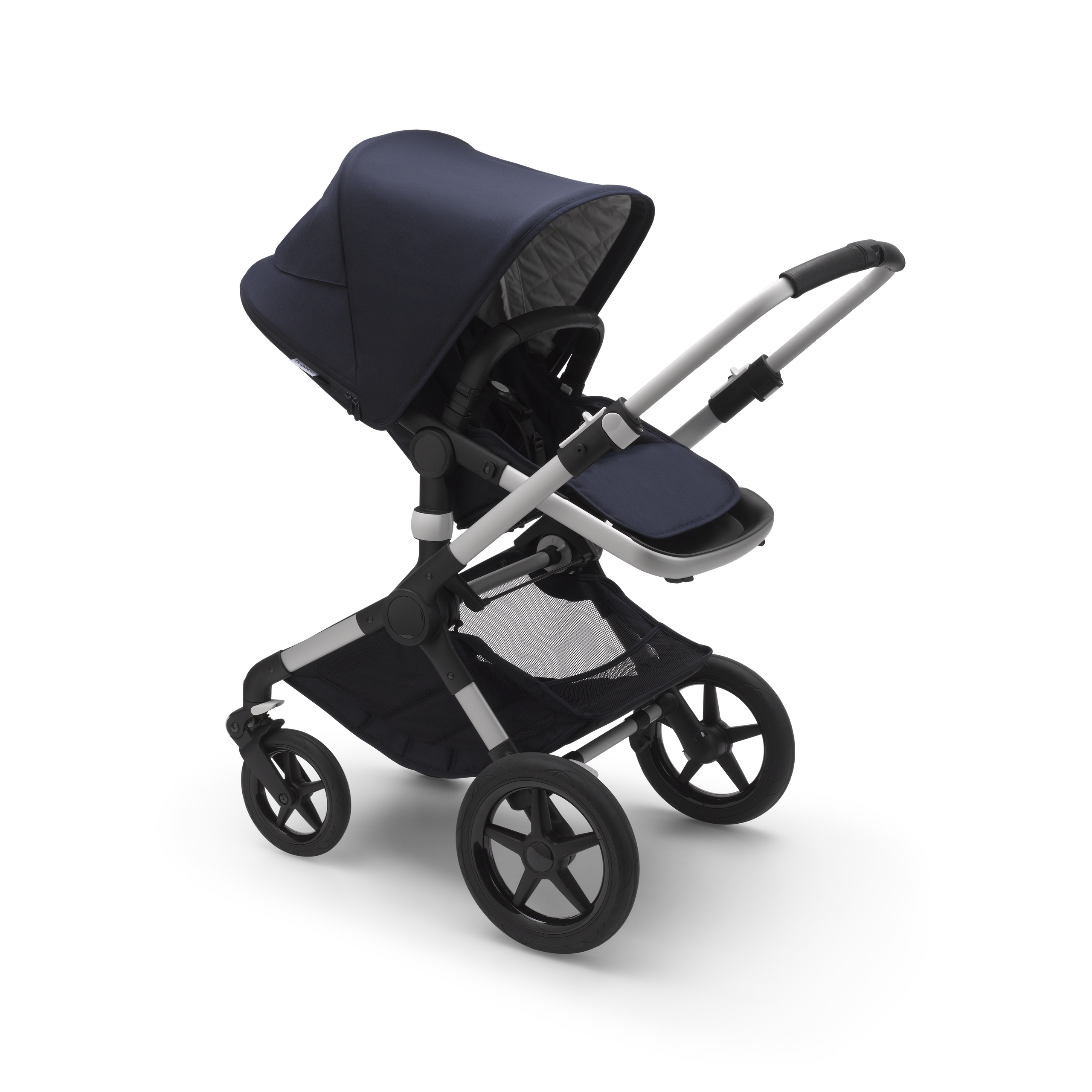 Bugaboo Fox 2 Classic complete | ALU/DARK NAVY - Thumbnail Slide 1 of 3