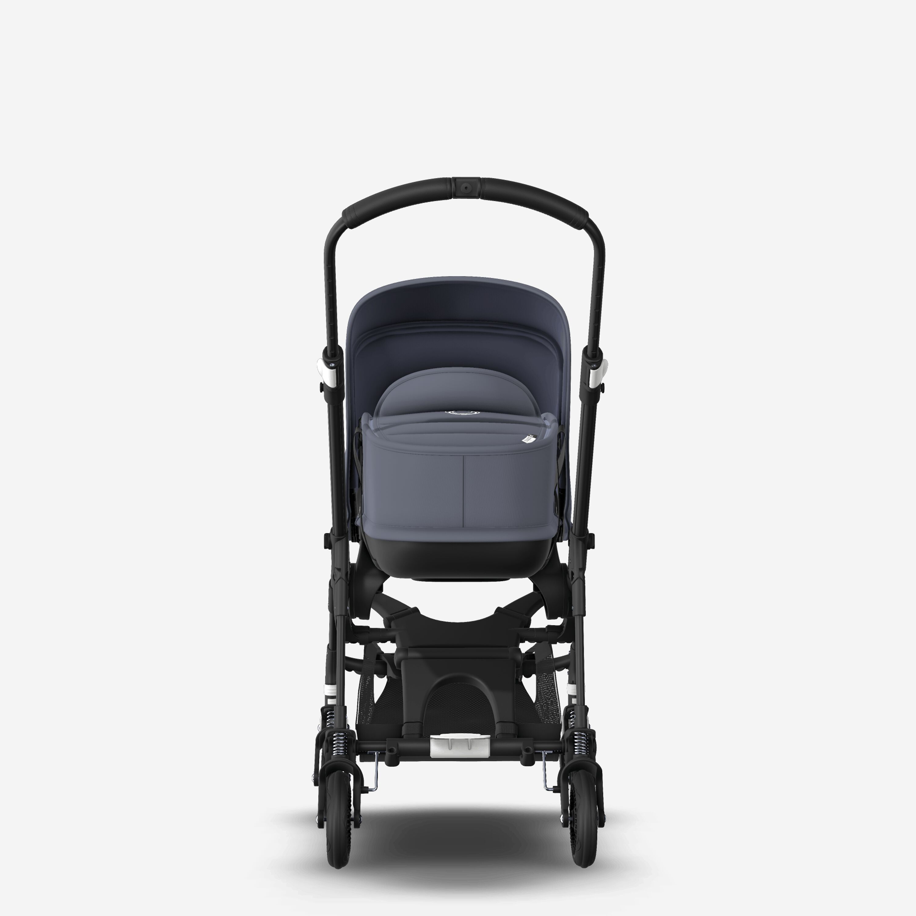 Bugaboo Bee 5 travel system steel blue sun canopy, steel blue fabrics, black base - Main Modal Image Slide 5 of 16
