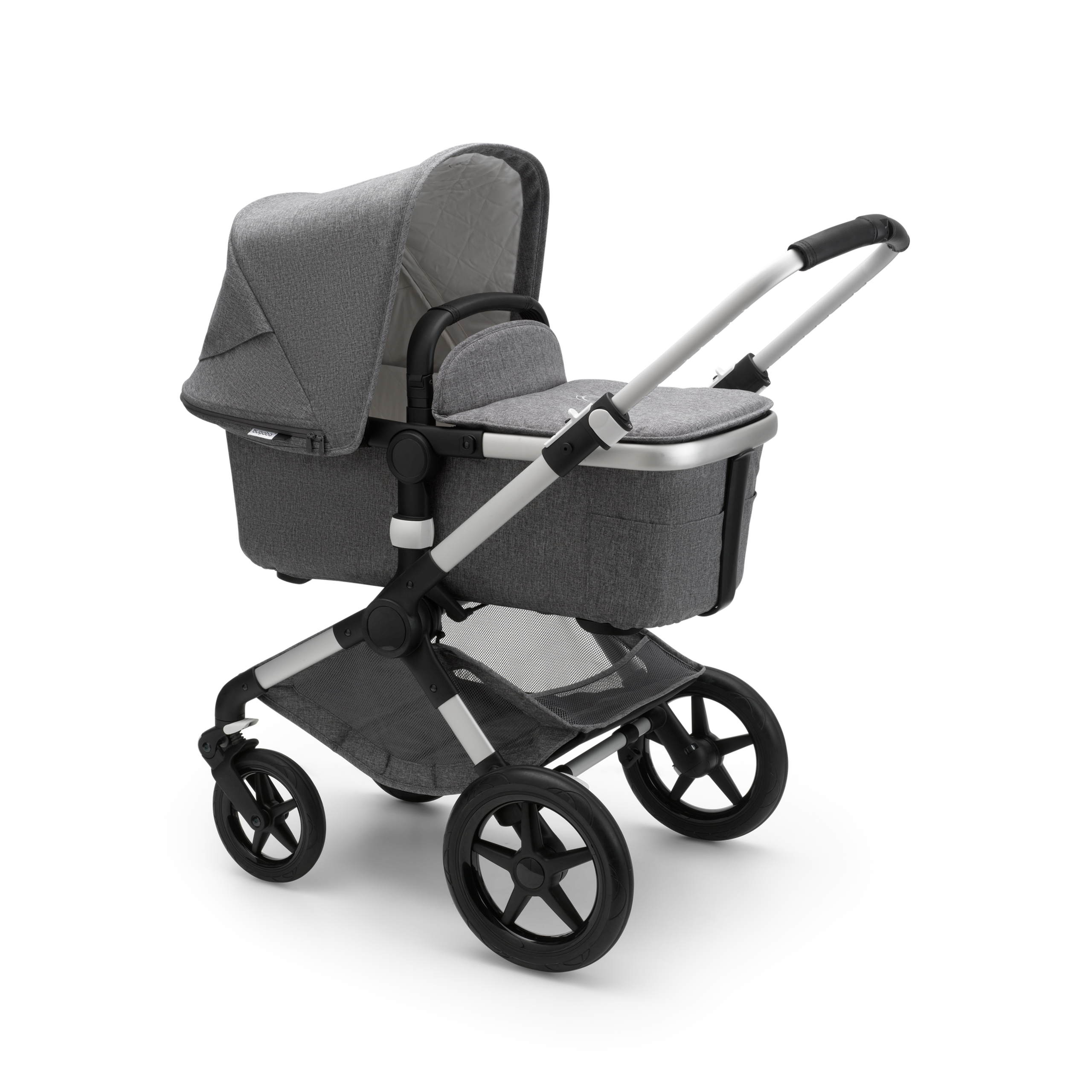 Bugaboo Fox 2 complete | ALU/GREY MELANGE-GREY MELANGE - Thumbnail Slide 3 van 3