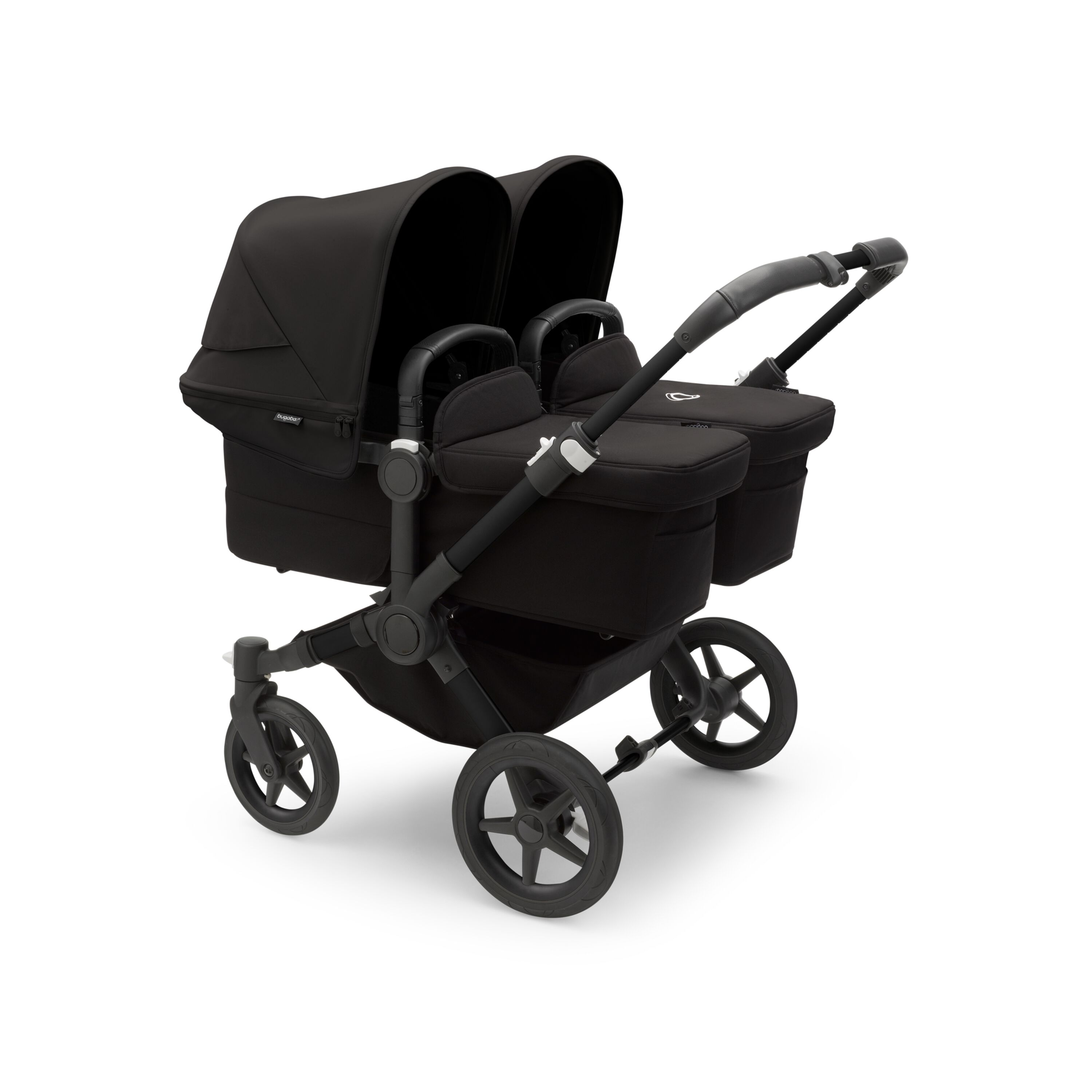 Bugaboo Donkey 5 Twin and seat stroller Midnight black sun