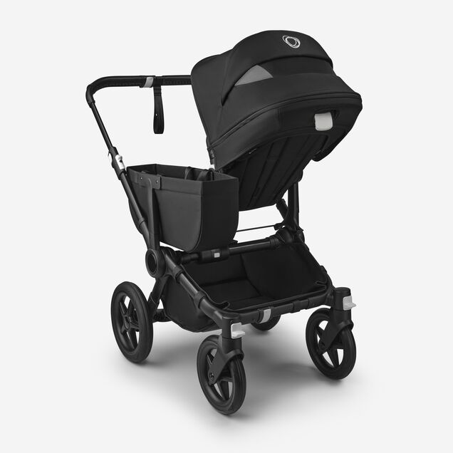 Bugaboo Donkey 5 Mono 2-in-1 stroller black base, midnight black fabrics, midnight black sun canopy - Main Image Slide 4 of 12