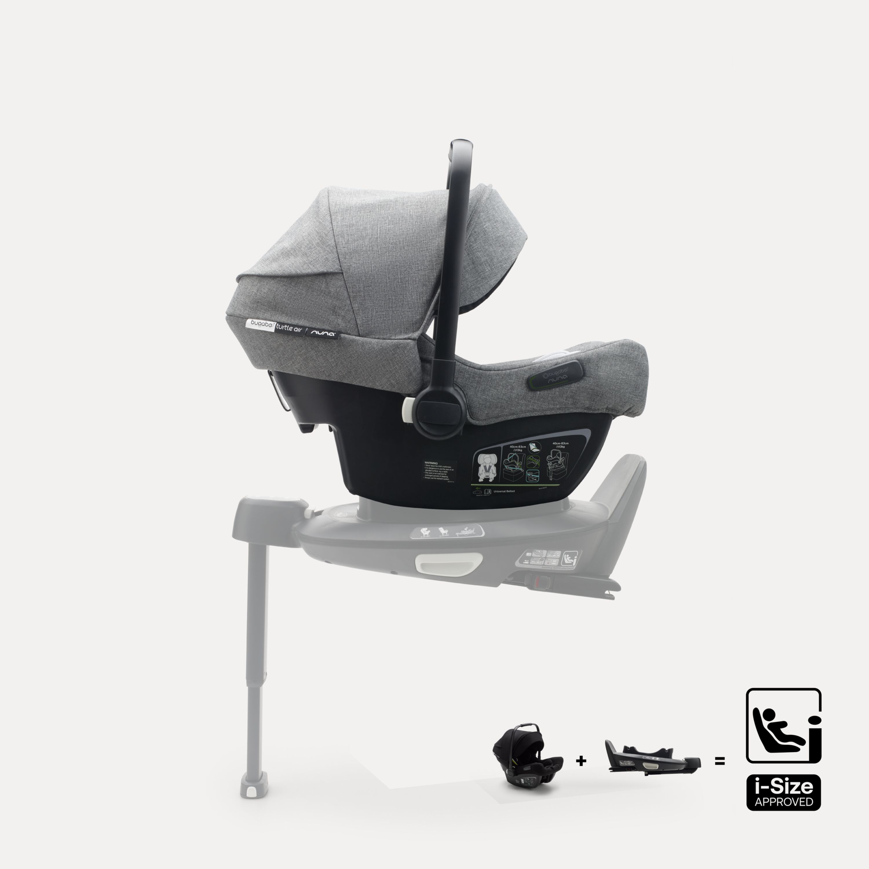 Bugaboo Turtle Air by Nuna car seat GREY - Main Modal Image Slide 2 of 7