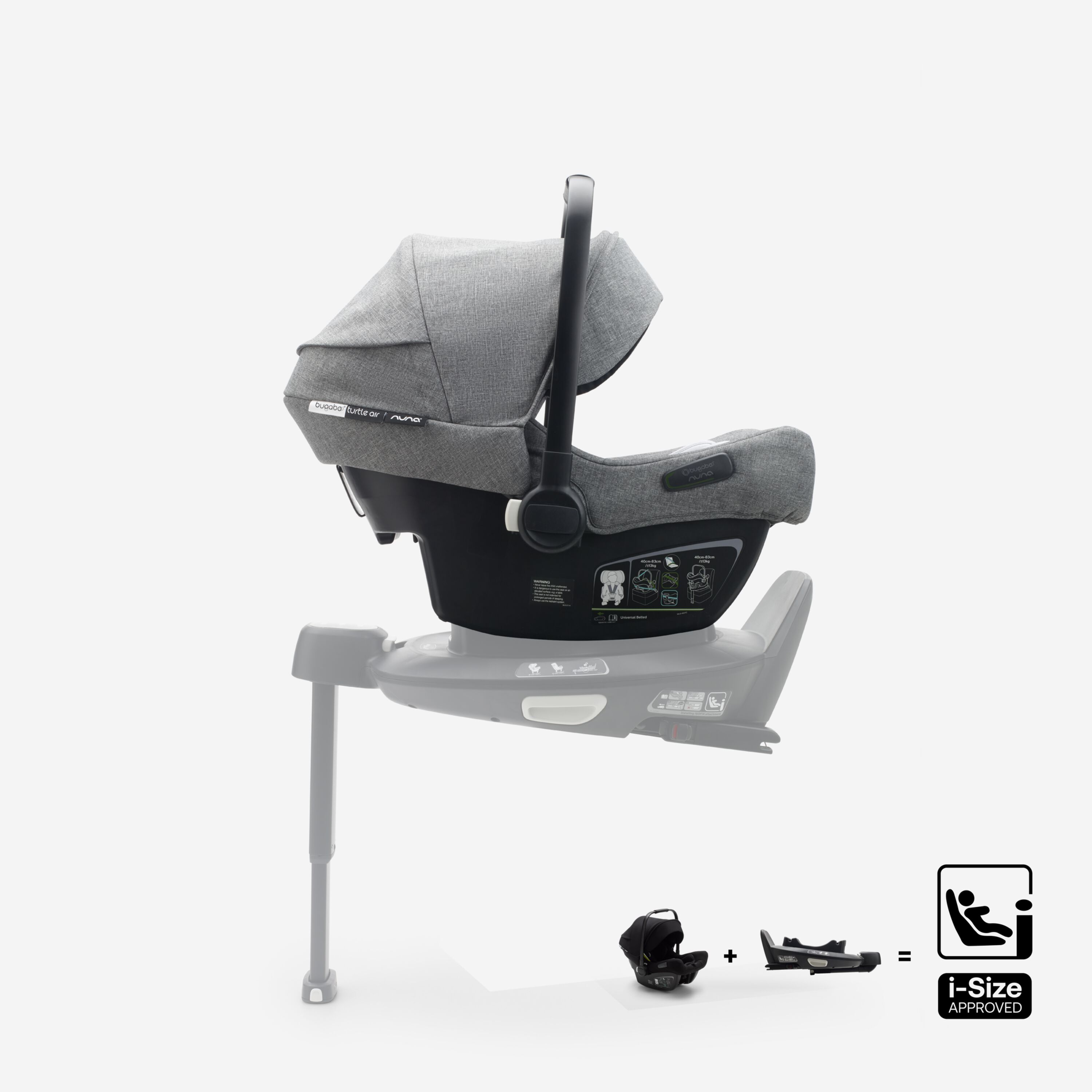 Bugaboo Turtle Air by Nuna car seat GREY - Main Modal Image Slide 2 of 7